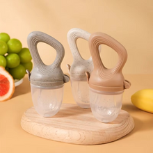 Load image into Gallery viewer, Silicone Baby Fruit Feeder and Teething Pacifier with Protective Cover
