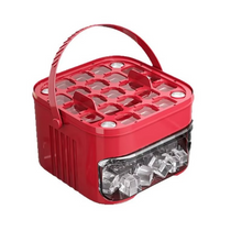 Load image into Gallery viewer, Large 50-Cube Ice Tray with Easy-Press Lid for Effortless Release
