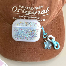 Load image into Gallery viewer, Glitter Sequins Bling Protective Case for AirPods with Keychain
