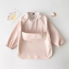 Load image into Gallery viewer, Waterproof Long Sleeve Toddler Art &amp; Feeding Smock
