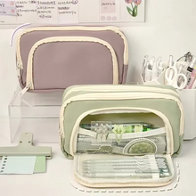 Load image into Gallery viewer, Large Capacity Aesthetic Pencil Pouch for Students
