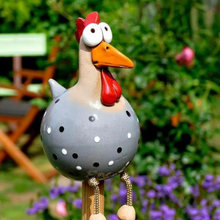 Load image into Gallery viewer, Funny Resin Chicken Fence Decor for Garden and Yard
