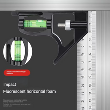 Load image into Gallery viewer, 12-Inch Adjustable Stainless Steel Precision Angle Measuring Tool
