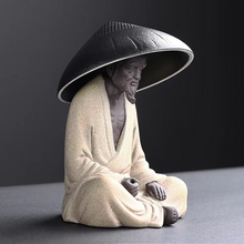 Load image into Gallery viewer, Ceramic Little Monk Tea Strainer for Tea Ceremony and Home Décor
