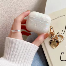 Load image into Gallery viewer, Dreamy Pearl Shell Soft Case with Keychain for AirPods
