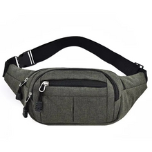 Load image into Gallery viewer, Unisex Waterproof Canvas Waist and Crossbody Bag for Outdoor Sports
