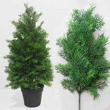 Load image into Gallery viewer, Artificial Cypress Branch with Pine Needle Leaves for Holiday and Everyday Decor
