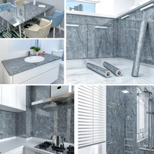 Load image into Gallery viewer, Marble Self Adhesive Waterproof Wallpaper for Bathroom, Kitchen, and Countertops
