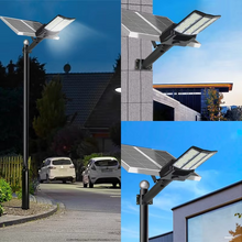 Load image into Gallery viewer, Ultra-Bright 80000LM Dual-Panel Solar Powered LED Flood Light with Motion Sensor
