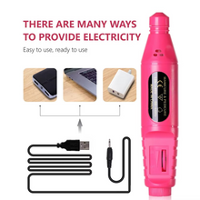 Load image into Gallery viewer, 6-in-1 Electric Nail Drill Kit with Portable Manicure and Polishing Tools
