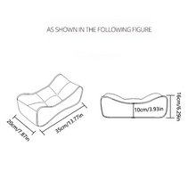 Load image into Gallery viewer, Plush Lumbar Support Pillow for Office and Study Comfort
