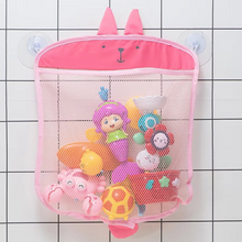 Load image into Gallery viewer, Cartoon Duck Baby Bath Toy Mesh Storage Bag with Suction Cups
