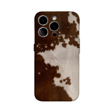 Load image into Gallery viewer, Brown Fur Double Layer Phone Case for iPhone
