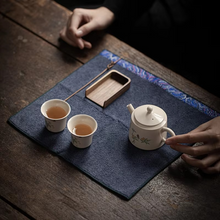 Load image into Gallery viewer, Cotton Linen Tea Towel for Table and Tea Ceremony
