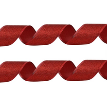 Load image into Gallery viewer, Glitter Decorative Ribbon With Iron Wire For Christmas And Craft Projects
