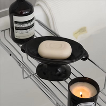 Load image into Gallery viewer, Retro Double Eared Soap Dish with High Foot Base for Bathroom Decoration
