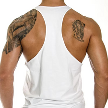 Load image into Gallery viewer, Men's Muscle Fit Cotton Stringer Tank Top
