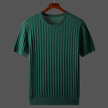 Load image into Gallery viewer, Sullivan | Ribbed Crewneck Cashmere T-Shirt for Men
