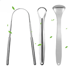 Load image into Gallery viewer, Stainless Steel Tongue Cleaner for Optimal Oral Hygiene
