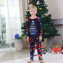 Load image into Gallery viewer, Christmas Family Matching Pajama Set 2025 – Cozy 2 Piece Holiday Cartoon Sleepwear for Parents and Kids
