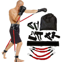 Load image into Gallery viewer, Resistance Training Belt Set for Leg and Core Strength
