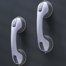 Load image into Gallery viewer, Safety Helping Handle with Suction Cups – Anti-Slip Bathroom Grab Bar for Toilet and Bath Support
