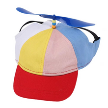 Load image into Gallery viewer, Colorful Sunproof Propeller Dog Cap for Summer Fun
