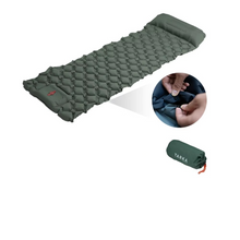 Load image into Gallery viewer, Inflatable Camping Sleeping Pad with Built-in Pillow Self-Inflating Air Cushion for Hiking and Outdoor Travel
