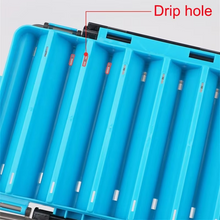 Load image into Gallery viewer, Double Sided Waterproof Fishing Tackle Box with U-Shaped Storage and Transparent Design
