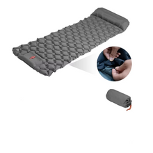 Load image into Gallery viewer, Inflatable Camping Sleeping Pad with Built-in Pillow Self-Inflating Air Cushion for Hiking and Outdoor Travel
