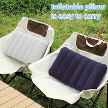 Load image into Gallery viewer, Inflatable Travel and Camping Pillow, Foldable Air Cushion 18.5 x 11.8 in
