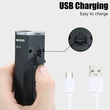 Load image into Gallery viewer, USB Rechargeable Bike Front and Rear Light Set with LED Headlamp for Night Cycling
