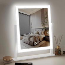 Load image into Gallery viewer, 16 Inch Modern Lighted Makeup Mirror with Smart Touch Control and Adjustable Brightness
