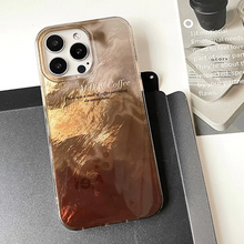 Load image into Gallery viewer, Retro Brown Gradient Glacier Pattern Phone Case
