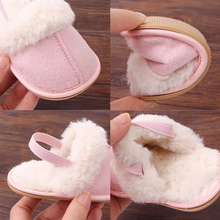 Load image into Gallery viewer, Cozy Plush Baby Slippers Soft Warm Non Slip Indoor Outdoor House Shoes

