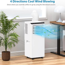 Load image into Gallery viewer, 8000 BTU Portable Air Conditioner with Remote, Dehumidifier &amp; 24-Hour Timer
