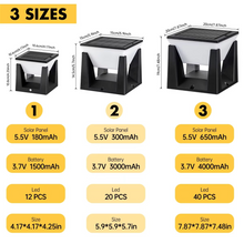 Load image into Gallery viewer, Outdoor Solar Post Light Modern LED Fence and Deck Cap Lamp
