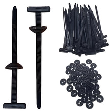 Load image into Gallery viewer, Premium Nylon Cable Ties 50-Pack – Heavy-Duty Self-Locking Universal Zip Ties
