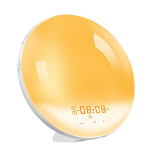Load image into Gallery viewer, Wake Up Light Alarm Clock with Sunrise Simulation, Sunset Mode, Night Light and FM Radio
