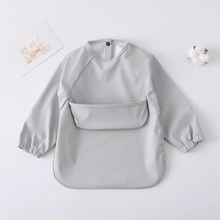 Load image into Gallery viewer, Waterproof Long Sleeve Toddler Art &amp; Feeding Smock
