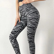 Load image into Gallery viewer, Leopard Print High Waist Yoga Pants with Sculpting Fit

