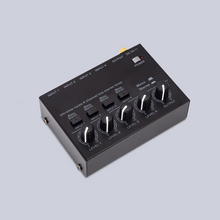 Load image into Gallery viewer, Ultra-Compact 4-Channel Low Noise Audio Mixer with Stereo RCA Output
