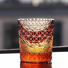 Load image into Gallery viewer, Japanese Handmade Carved Crystal Glass Whiskey Glasses
