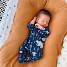 Load image into Gallery viewer, Comfortable Cotton Portable Baby Lounger for Newborns
