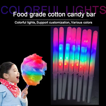 Load image into Gallery viewer, 50 pcs Colorful LED Glow Sticks for Cotton Candy and Marshmallow Cones
