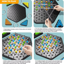 Load image into Gallery viewer, Chain Triangle Chess Duel Strategy Board Game for Kids and Adults

