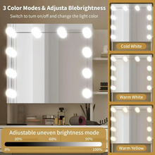 Load image into Gallery viewer, Nordic Postmodern Makeup Vanity Desk Set with Mirror and LED Lighting

