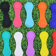 Load image into Gallery viewer, Magnetic Silicone Folding Golf Ball Marker Holder with Hat Clip
