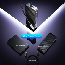 Load image into Gallery viewer, Ultimate USB-C Laptop Docking Station with Integrated SSD Enclosure
