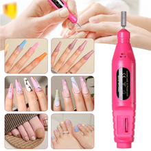 Load image into Gallery viewer, 6-in-1 Electric Nail Drill Kit with Portable Manicure and Polishing Tools
